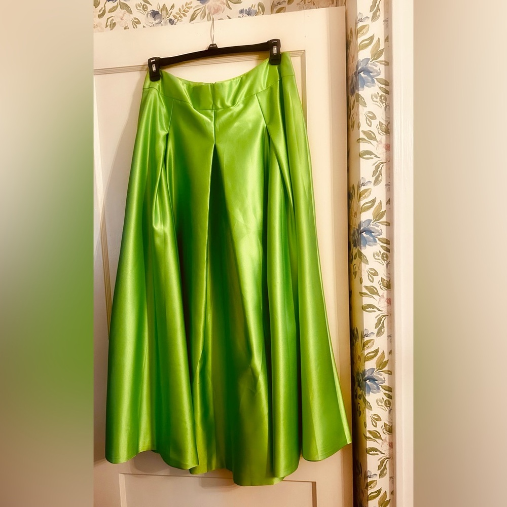 Vibrant Lime A-Line Skirt NWT